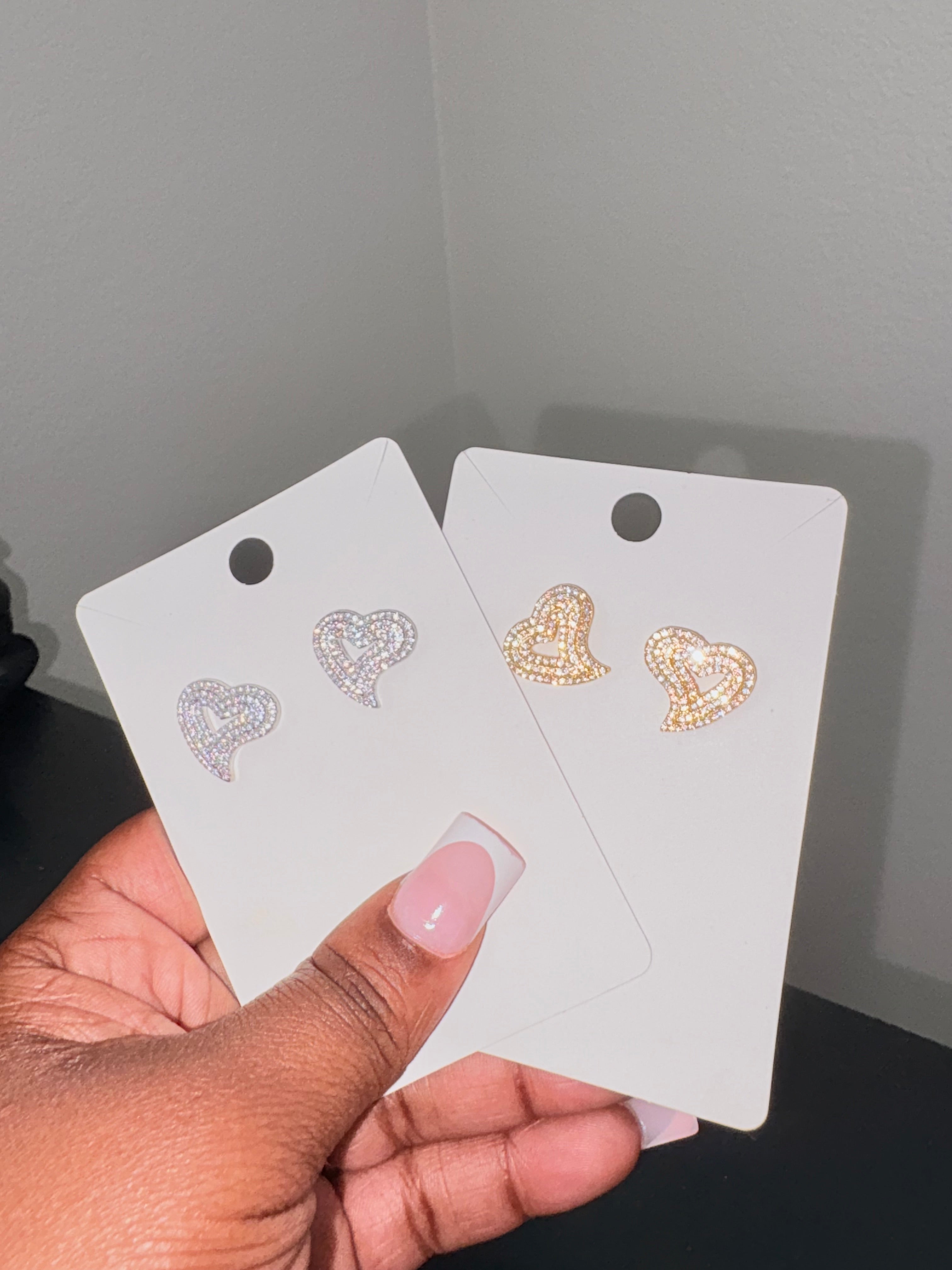 Heart Studs