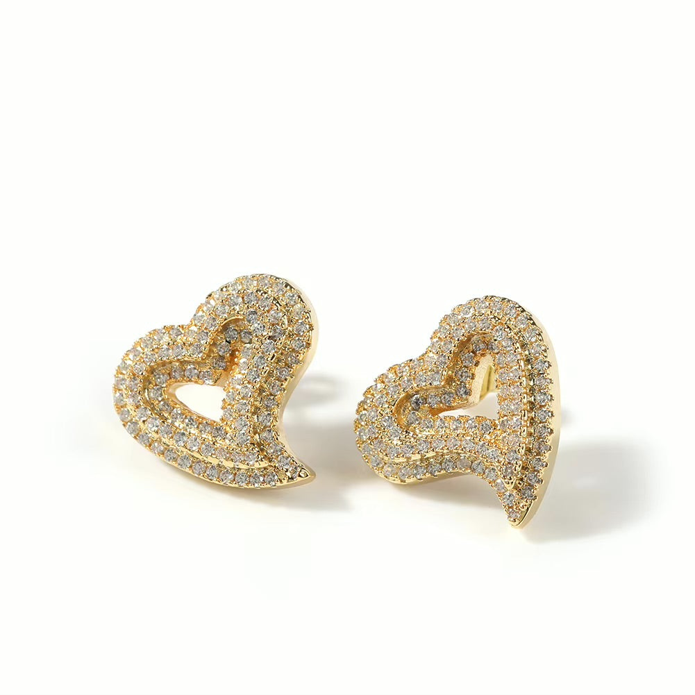 Heart Studs