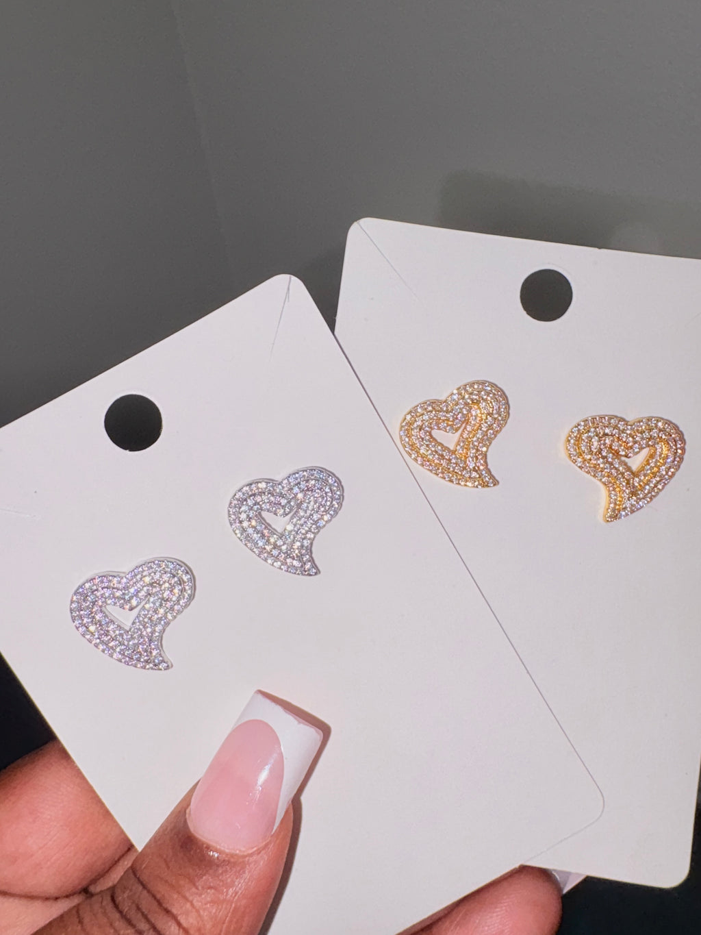Heart Studs